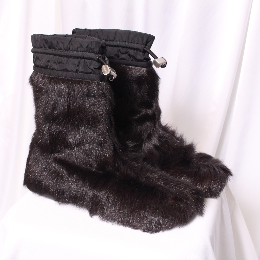 Prada Sport Fur Boots